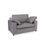 ALTON Fabric Sofa in Silver