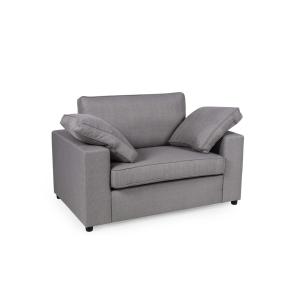 ALTON Fabric Sofa in Silver