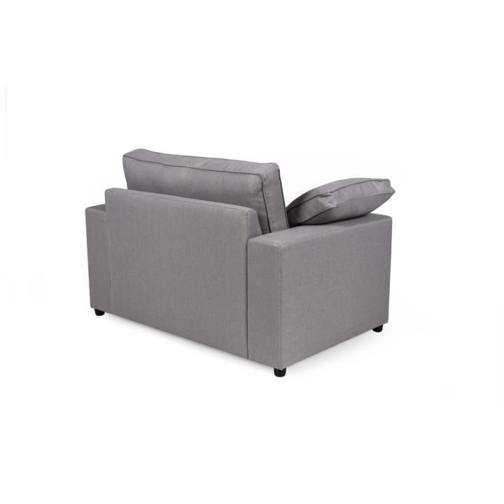 ALTON Fabric Sofa in Silver