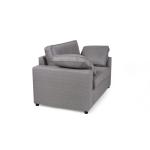 ALTON Fabric Sofa in Silver