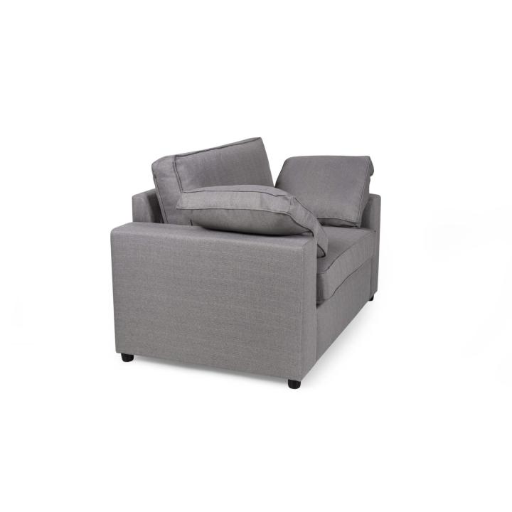 ALTON Fabric Sofa in Silver