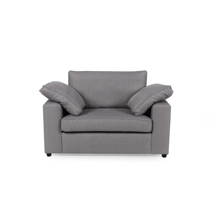 ALTON Fabric Sofa in Silver