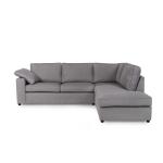 ALTON Fabric Sofa in Silver