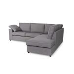 ALTON Fabric Sofa in Silver