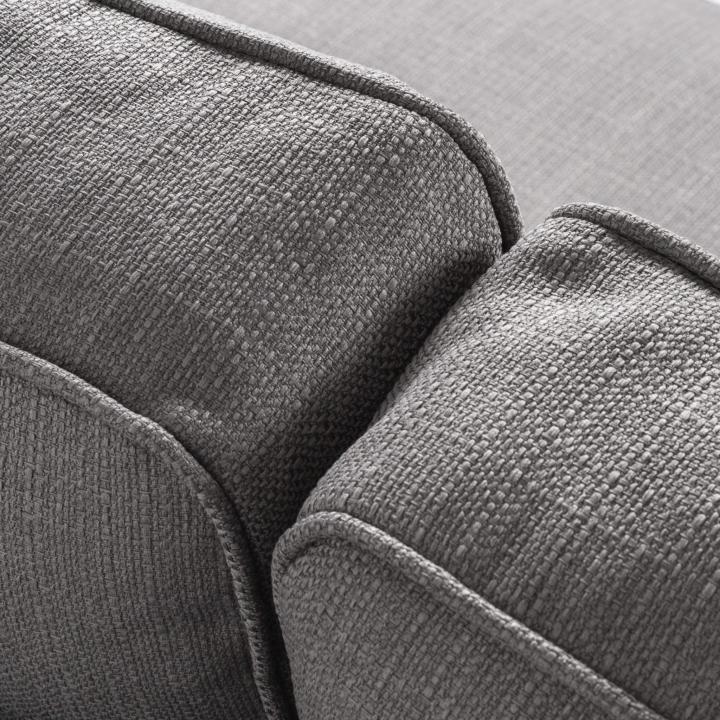 ALTON Fabric Sofa in Silver