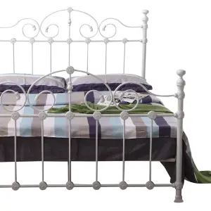 INGLEWOOD Metal Bed Frame in Black & White
