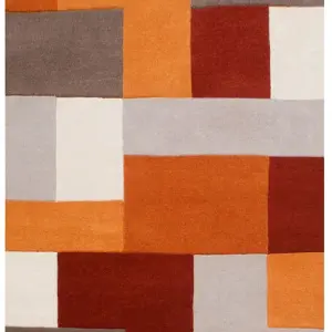 LEXUS Terracotta Wool Rug
