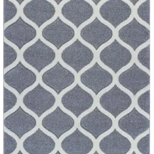 PORTLAND 1095 1 Grey Frise Rug
