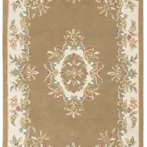 PRIME ROYAL Beige Wool Rug