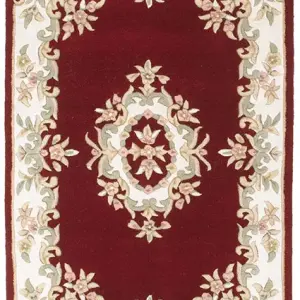 PRIME ROYAL Red Wool Rug
