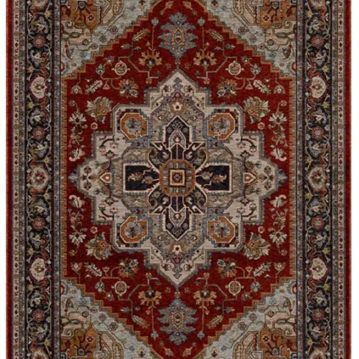 SAROUK 1144R Polyester Rug