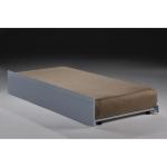 TRIPOLI Bunk Bed Trundle in Antique Pine, Grey & White