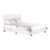 FUSION PU Bed Frame in Black, Brown, White & Hot Pink - Image 5