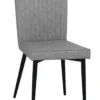 HOSKIN PU Dining Chair with Black Metal Legs - Set of 4 - Image 2