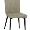 HOSKIN PU Dining Chair with Black Metal Legs - Set of 4