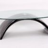 MORGAN Clear Glass Coffee Table