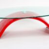 MORGAN Clear Glass Coffee Table - Image 2
