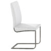 MAXWELL PU Dining Chair with Stainless Steel Frame - Set of 2 - Image 3