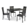 RUBY Marble Effect Dining Table in 2 Sizes and 4 Colours - Image 8