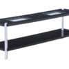 SATURN High Gloss TV Stand in Black/White, Grey/white and White/Black - 130cm and 160cm - Image 13