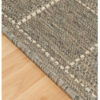 FLATWEAVE GEL Check Grey Rug, Runner & Doormat - Image 2