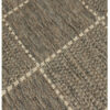FLATWEAVE GEL Check Grey Rug, Runner & Doormat - Image 3