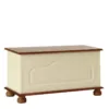COPENHAGEN Blanket Box in Cream/Pine