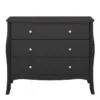 BAROQUE 3 Drawers Wide Chest in Black, Grey and White - Image 28
