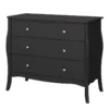 BAROQUE 3 Drawers Wide Chest in Black, Grey and White - Image 27