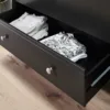 BAROQUE 3 Drawers Wide Chest in Black, Grey and White - Image 23