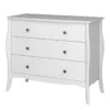 BAROQUE 3 Drawers Wide Chest in Black, Grey and White - Image 8