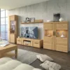 CORTINA Tall Glazed Display Cabinet (RH) in Grandson Oak - Image 6