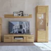 CORTINA Tall Glazed Display Cabinet (LH) in Grandson Oak - Image 5