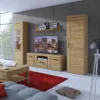 CORTINA Tall Glazed Display Cabinet (LH) in Grandson Oak - Image 4