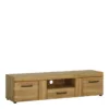 CORTINA 2 Door 1 Drawer Wide TV Cabinet in Grandson Oak