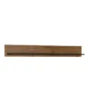 BROLO 167cm Wall Shelf in Walnut and Dark Panel Finish