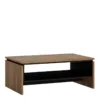 BROLO Coffee Table in Walnut and Dark Panel Finish
