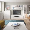 FRIBO 1 Door 5 Drawer Cabinet in White - Image 2