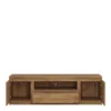 FRIBO 2 Door 1 Drawer 166cm Wide TV Cabinet in Oak - Image 5