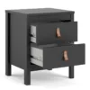 BARCELONA Bedside Table with 2 Drawers - Image 21