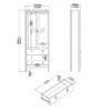 BARCELONA China Cabinet - 2 Doors with Glass - Image 13