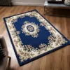 PRIME ROYAL Blue Wool Rug - Image 7