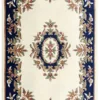 PRIME ROYAL Cream/Blue Wool Rug