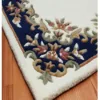 PRIME ROYAL Cream/Blue Wool Rug - Image 2