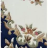 PRIME ROYAL Cream/Blue Wool Rug - Image 3