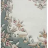 PRIME ROYAL Cream/Green Wool Rug - Image 2