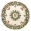PRIME ROYAL Cream/Green Wool Rug - Image 6