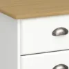 NOLA 5 Drawer Chest in White and Pine - Image 5