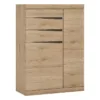 KENSINGTON 2 Doors 3 Drawers Cabinet in Oak