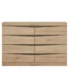 KENSINGTON 4+4 Wide Chest of Drawers in Oak - Image 9